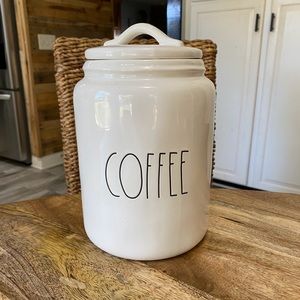 Rae Dunn COFFEE container with lid
